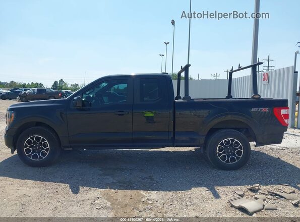 1FTEX1CP1PKD49196 2023 FORD F150 Black 
