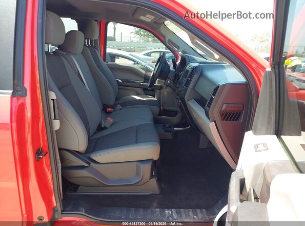 1FTEX1CP4KKD08876 2019 FORD F150 Red Front interior view