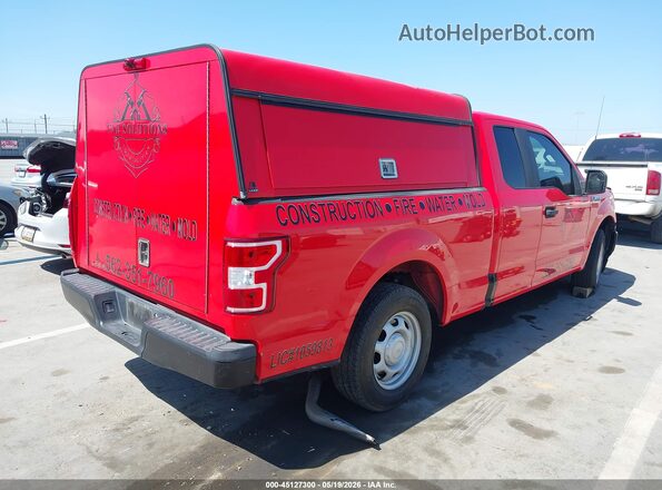 1FTEX1CP4KKD08876 2019 FORD F150 Red Rear right