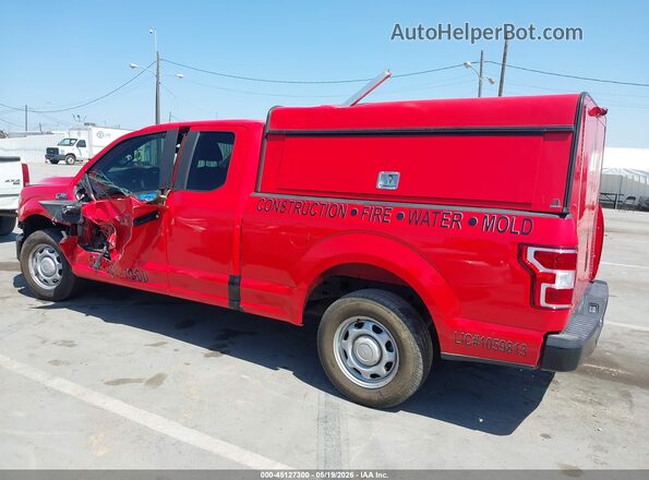 1FTEX1CP4KKD08876 2019 FORD F150 Red 360 interior view