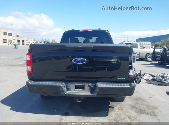 1FTEX1CP5MKE93684 2021 FORD F150 Black 