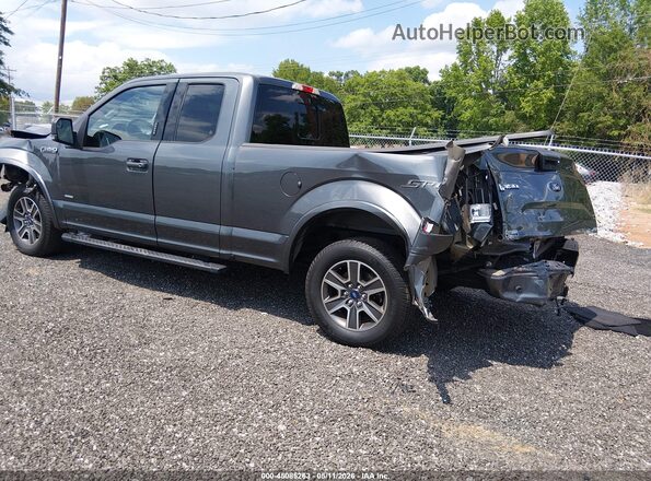 1FTEX1CP7HFA19086 2017 FORD F150 Gray უკანა მარცხენა