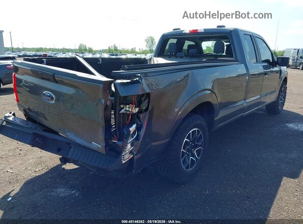 1FTEX1CP8MKD58442 2021 FORD F150 Gray Rear right