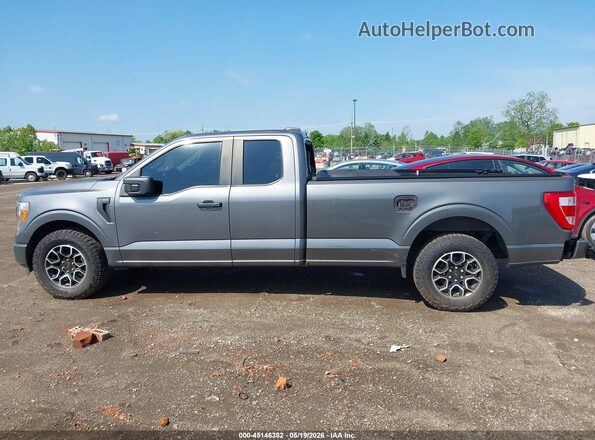1FTEX1CP8MKD58442 2021 FORD F150 Gray 360 interior view