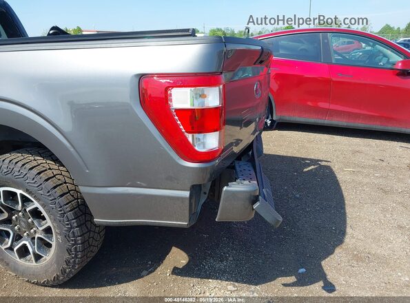 1FTEX1CP8MKD58442 2021 FORD F150 Gray 