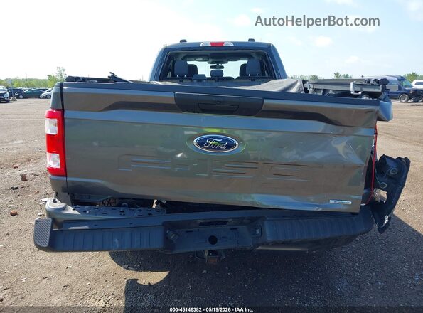 1FTEX1CP8MKD58442 2021 FORD F150 Gray 