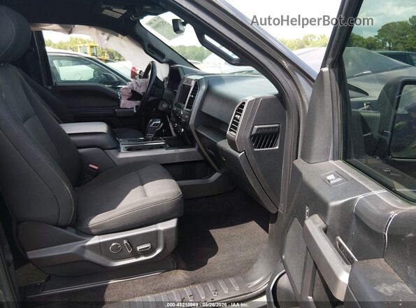 1FTEX1CP9JKD78274 2018 FORD F150 Gray Vista interior delantera