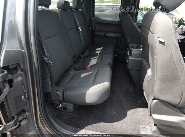 1FTEX1CP9JKD78274 2018 FORD F150 Gray Vista de la etiqueta del VIN
