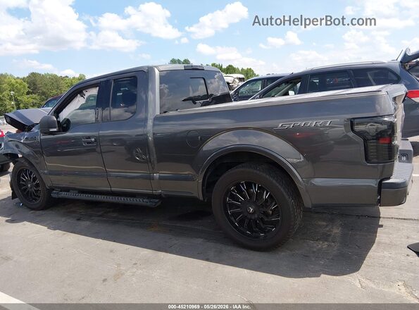 1FTEX1CP9JKD78274 2018 FORD F150 Gray Vista interior de 360 grados