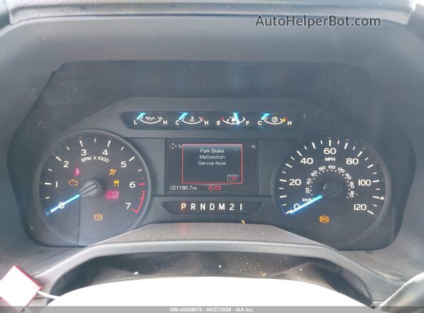 1FTEX1CPXHKC53987 2017 FORD F150 Blue Rear seats view