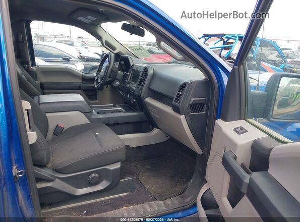 1FTEX1CPXHKC53987 2017 FORD F150 Blue Front interior view