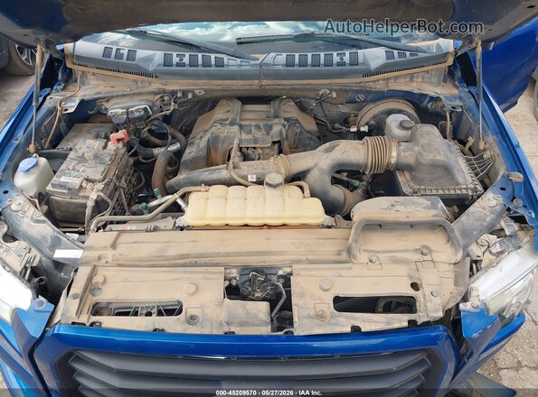 1FTEX1CPXHKC53987 2017 FORD F150 Blue Rear view