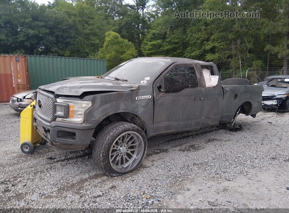 1FTEX1CPXJFE38944 2018 FORD F150 Gray წინა ხედი
