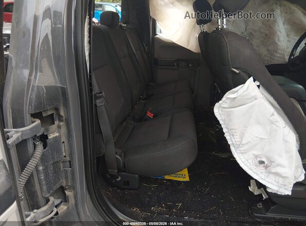 1FTEX1CPXJFE38944 2018 FORD F150 Gray VIN კოდის სტიკერის ხედი