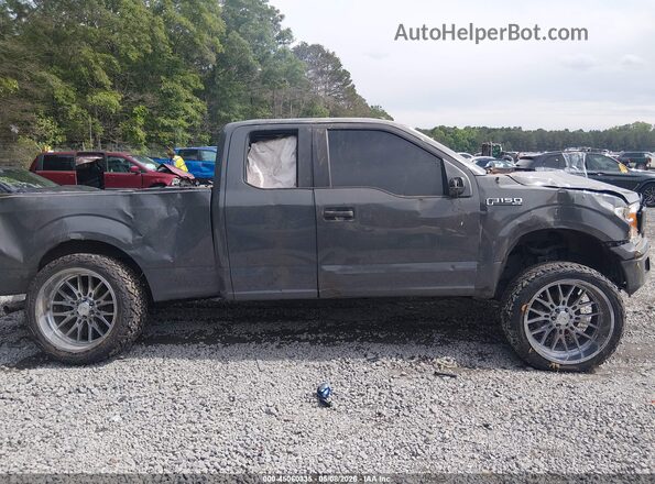 1FTEX1CPXJFE38944 2018 FORD F150 Gray სალონის 360-გრადუსიანი ხედი