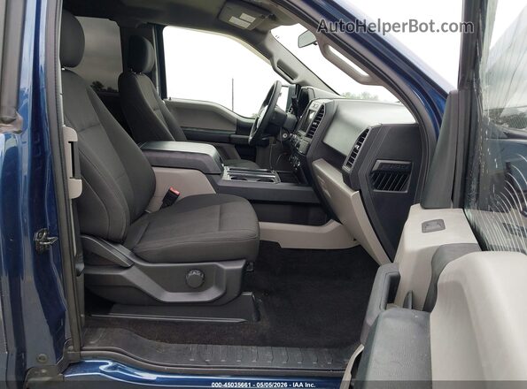 1FTEX1CPXJKD43419 2018 FORD F150 Dark Blue Front interior view
