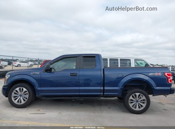1FTEX1CPXJKD43419 2018 FORD F150 Dark Blue 360 interior view