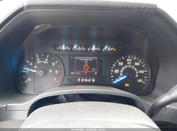 1FTEX1CPXJKD43419 2018 FORD F150 Dark Blue Rear seats view