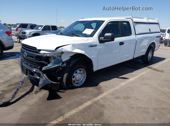 1FTEX1E56JKG08915 2018 FORD F150 White Przód lewy