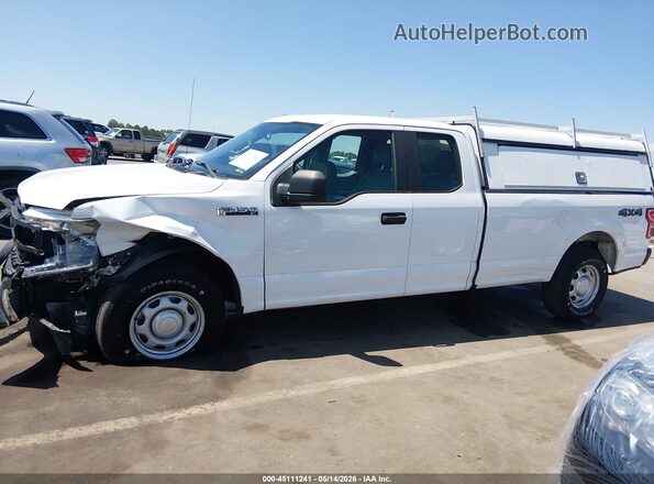 1FTEX1E56JKG08915 2018 FORD F150 White Widok wnętrza 360 stopni