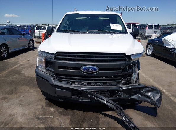 1FTEX1E56JKG08915 2018 FORD F150 White Widok zestawu wskaźników