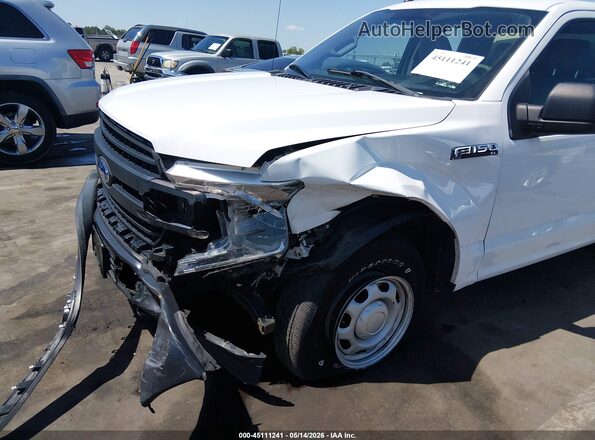 1FTEX1E56JKG08915 2018 FORD F150 White Widok z przodu