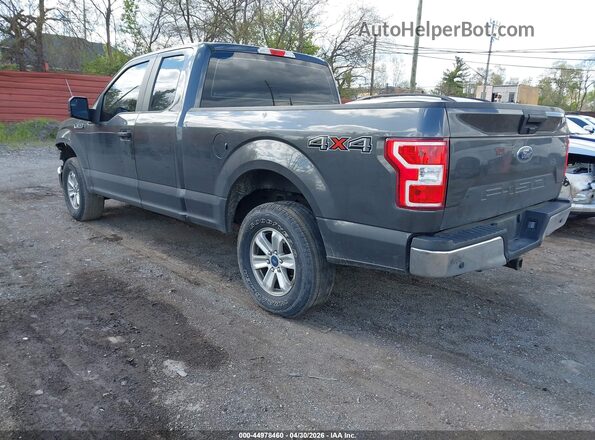 1FTEX1EB1KKF13654 2019 FORD F150 Gray 