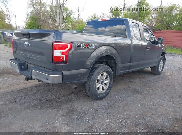 1FTEX1EB1KKF13654 2019 FORD F150 Gray 
