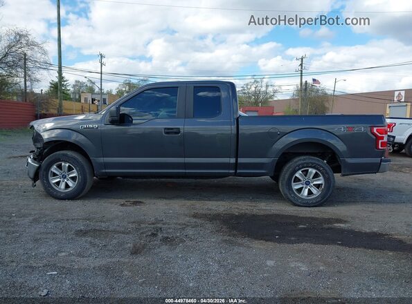 1FTEX1EB1KKF13654 2019 FORD F150 Gray 