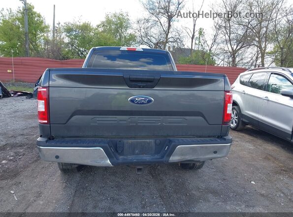 1FTEX1EB1KKF13654 2019 FORD F150 Gray 