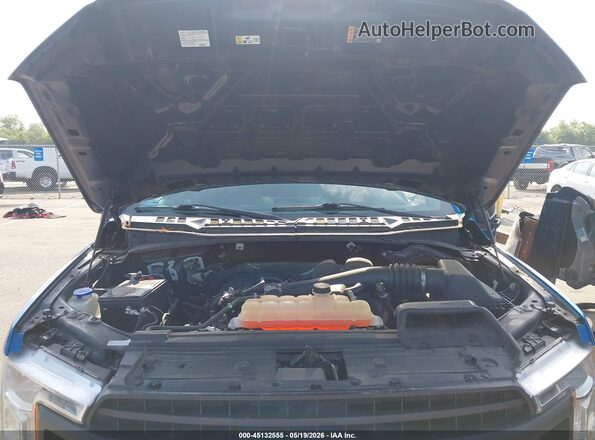 1FTEX1EB3KKC19608 2019 FORD F150 Blue უკანა ხედი