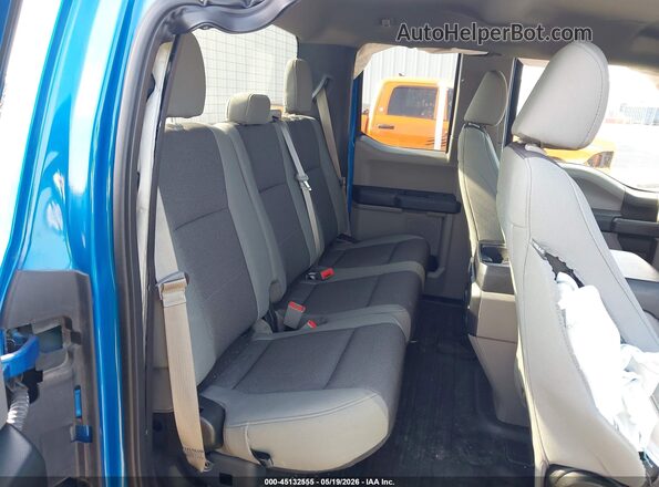 1FTEX1EB3KKC19608 2019 FORD F150 Blue VIN კოდის სტიკერის ხედი