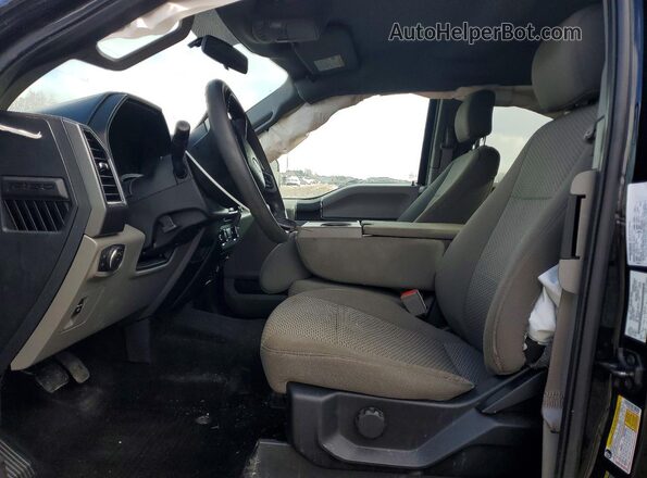 1FTEX1EB6JFA11083 2018 FORD F150 Black Vista interior delantera