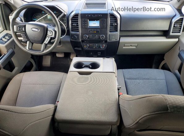 1FTEX1EB6JFA11083 2018 FORD F150 Black Vista del salpicadero