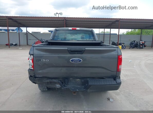 1FTEX1EP0HFC19353 2017 FORD F150 Gray Widok z przodu