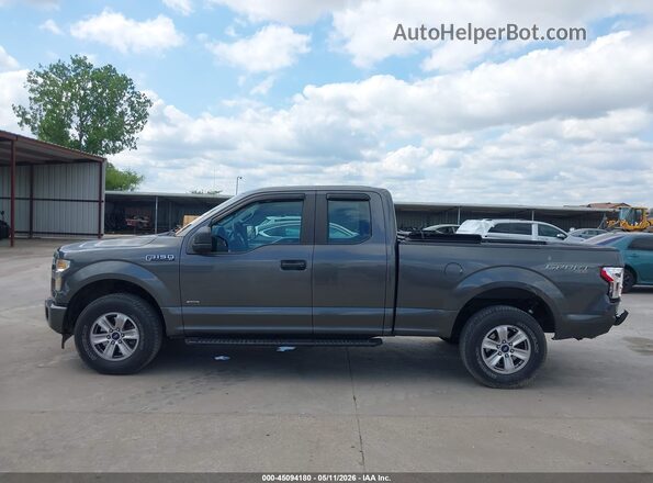 1FTEX1EP0HFC19353 2017 FORD F150 Gray Widok wnętrza 360 stopni