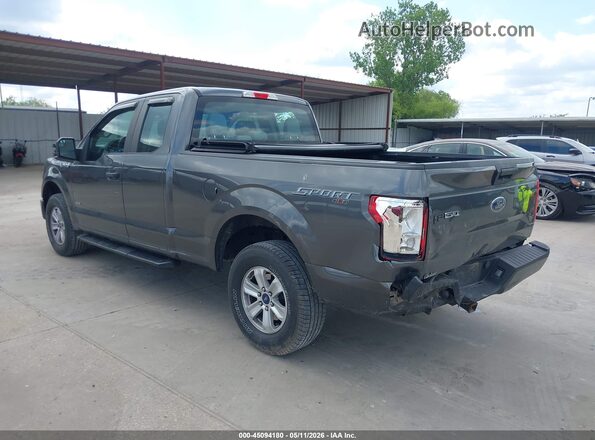 1FTEX1EP0HFC19353 2017 FORD F150 Gray 