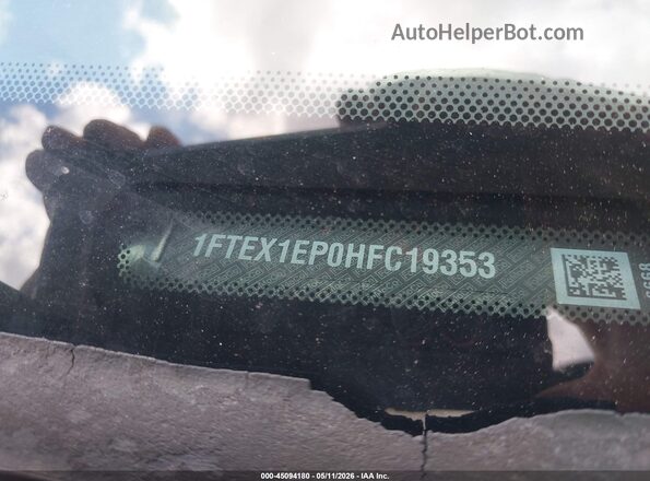 1FTEX1EP0HFC19353 2017 FORD F150 Gray 