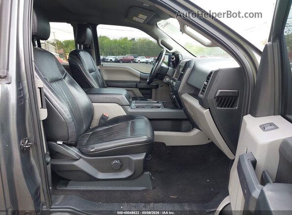 1FTEX1EP0KKC06679 2019 FORD F150 Gray Սալոնի դիմացի տեսք