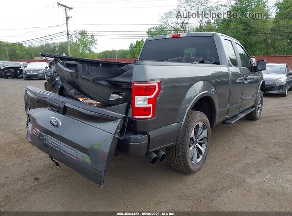 1FTEX1EP0KKC06679 2019 FORD F150 Gray 