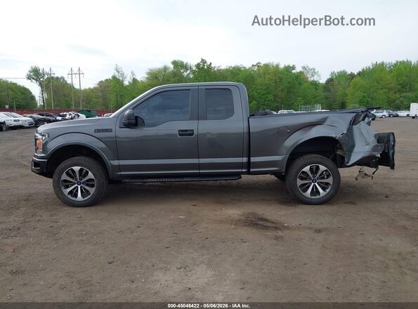 1FTEX1EP0KKC06679 2019 FORD F150 Gray Սալոնի 360 աստիճան տեսք