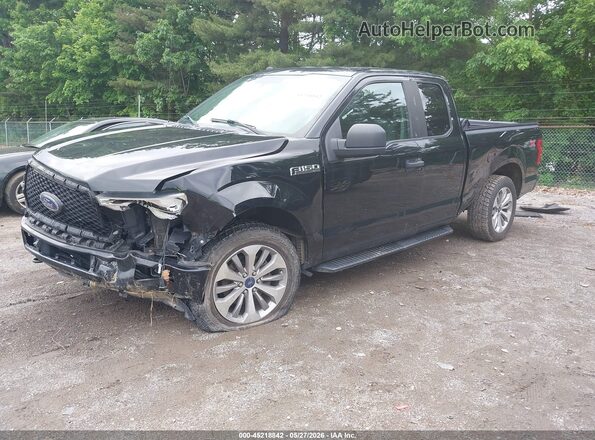 1FTEX1EP1JFD81966 2018 FORD F150 Черный 