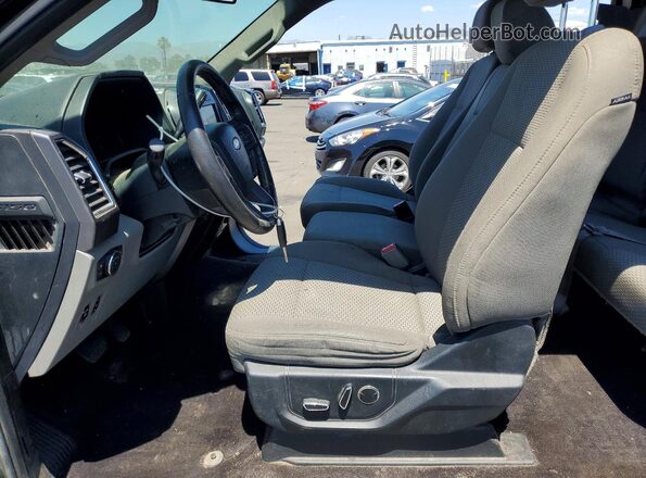 1FTEX1EP2GKF53650 2019 FORD F150 Black Vista interior delantera