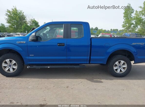1FTEX1EP2HFA23303 2017 FORD F150 Синий 