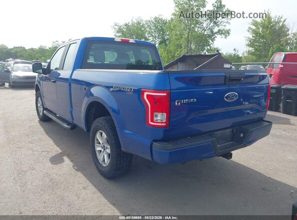 1FTEX1EP2HFA23303 2017 FORD F150 Синий 