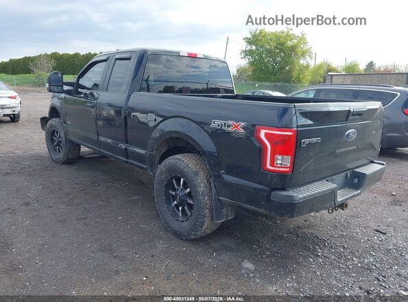 1FTEX1EP2HFC48644 2017 FORD F150 Black Rear left