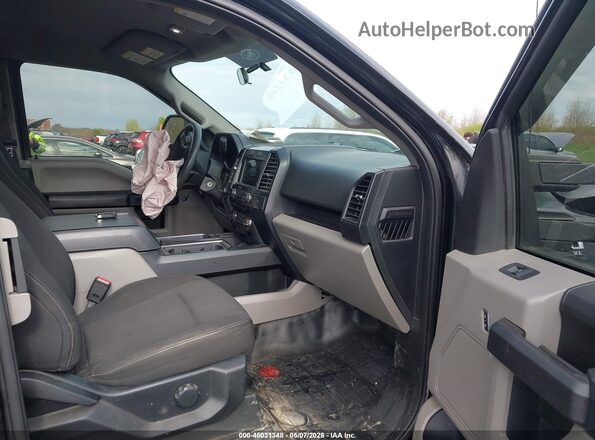 1FTEX1EP2HFC48644 2017 FORD F150 Black Front interior view