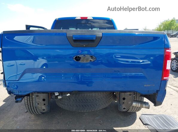 1FTEX1EP3JKG02085 2018 FORD F150 Blue 
