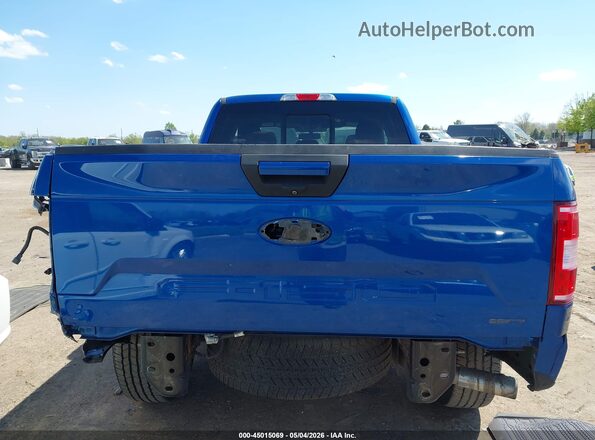 1FTEX1EP3JKG02085 2018 FORD F150 Blue 