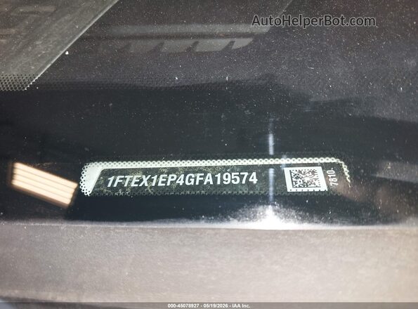 1FTEX1EP4GFA19574 2016 FORD F150 Белый Вид подкапотного пространства